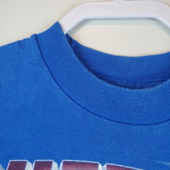 VTG 1994 Buffalo Bill's Stampede NFL Football T Shirt M Mens Single Stitch Salem - Picture 4 of 12